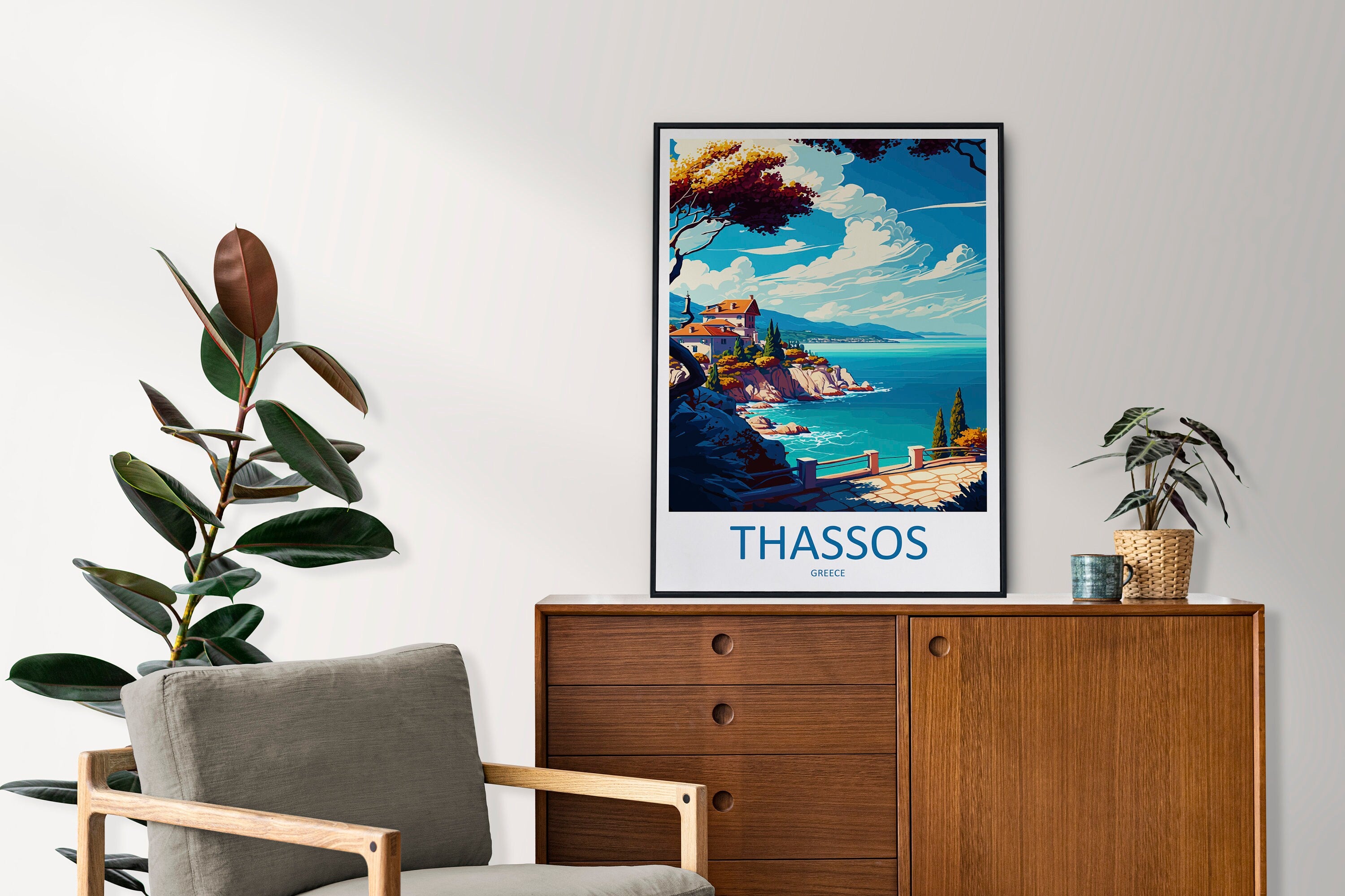 Thassos Travel Print