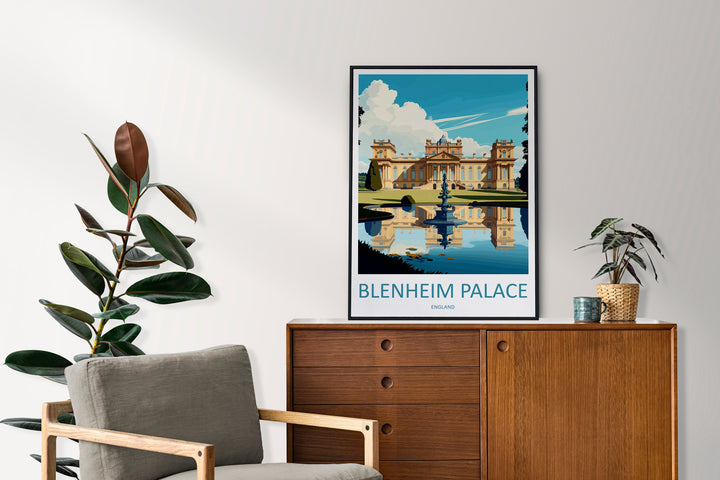 Blenheim Palace Travel Print Wall Art Blenheim Palace Wall Hanging Home Décor Blenheim Palace Gift Art Lovers England Art Lover Gift