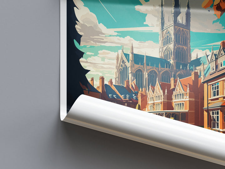 Winchester Travel Print Wall Art Winchester Wall Hanging Home Décor Winchester Gift Art Lovers England Art Lover Gift Winchester Travel
