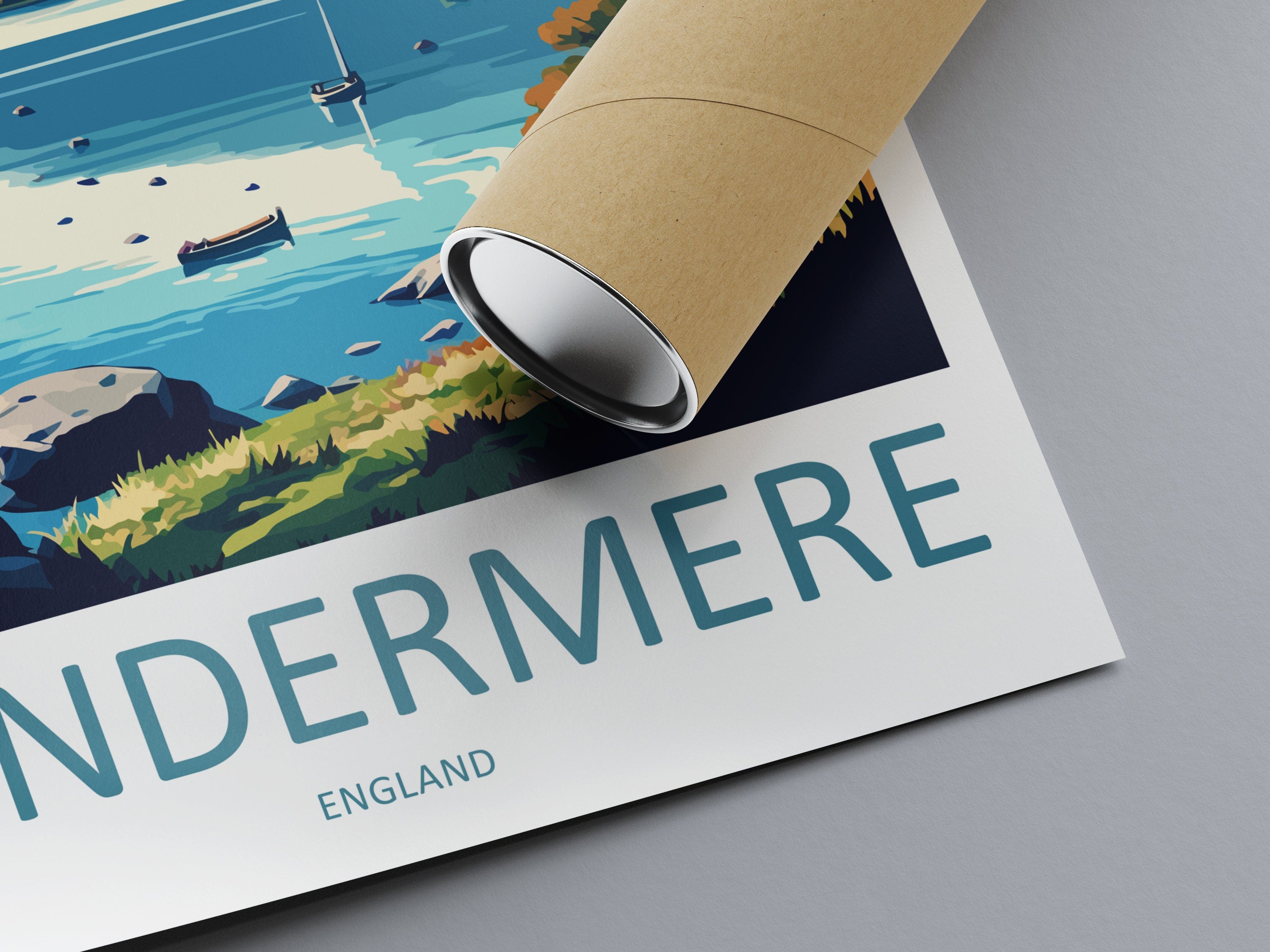 Windermere Travel Print