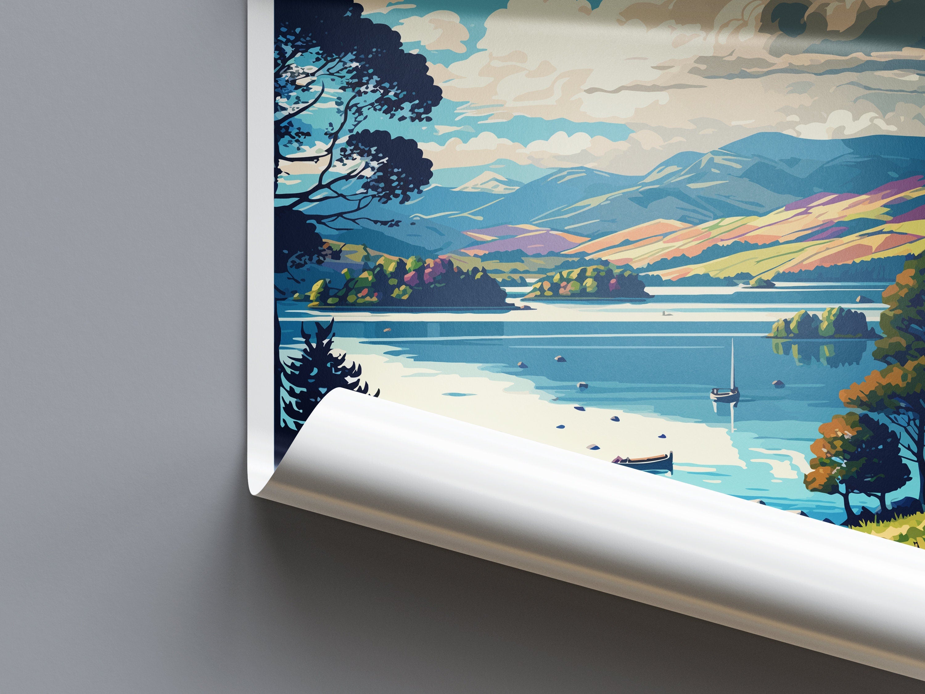 Windermere Travel Print