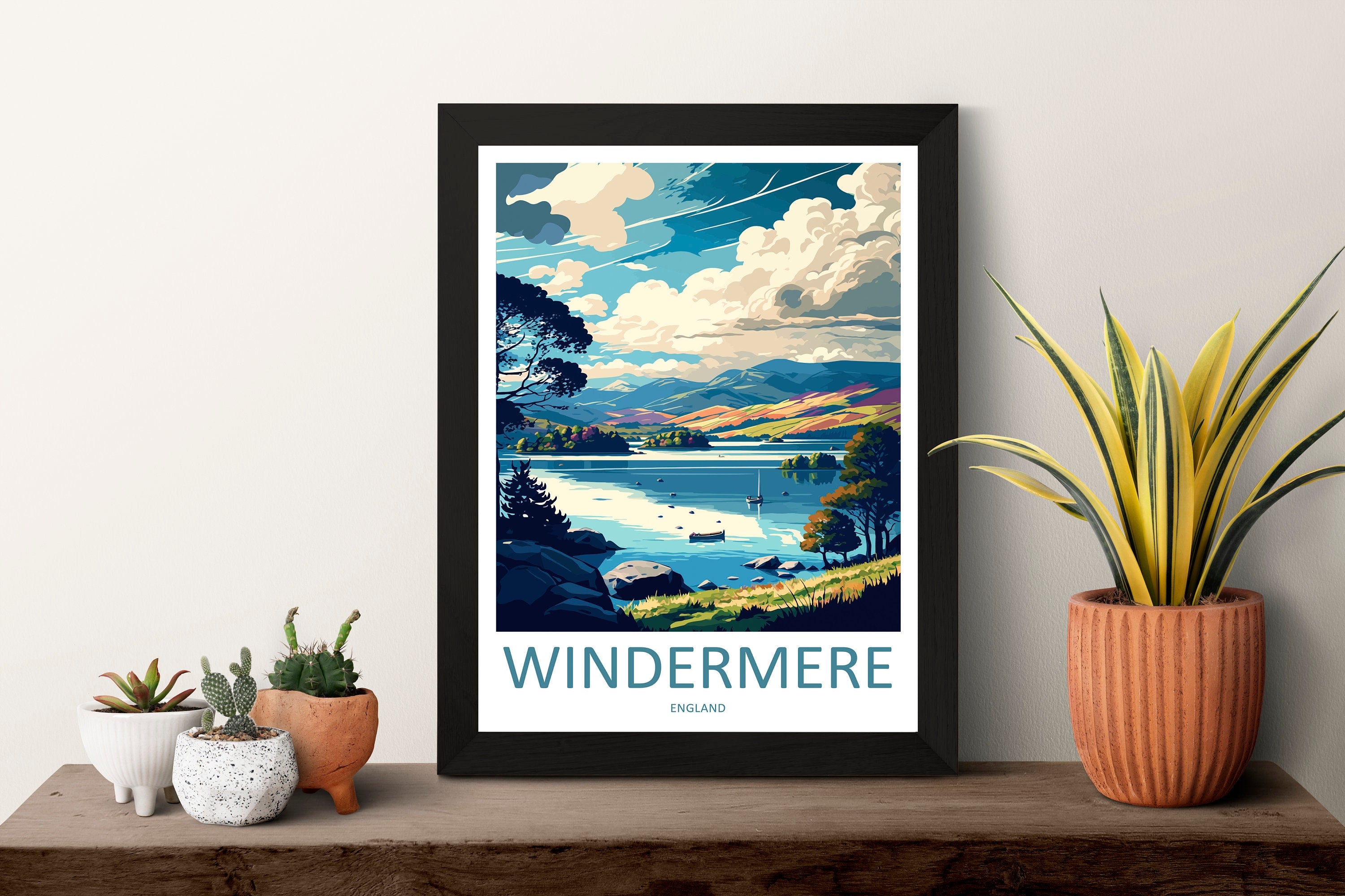 Windermere Travel Print