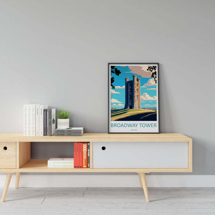 Broadway Tower Travel Print Wall Art Broadway Tower Wall Hanging Home Décor Broadway Tower Gift Art Lovers England Art Lover Gift Cotswold
