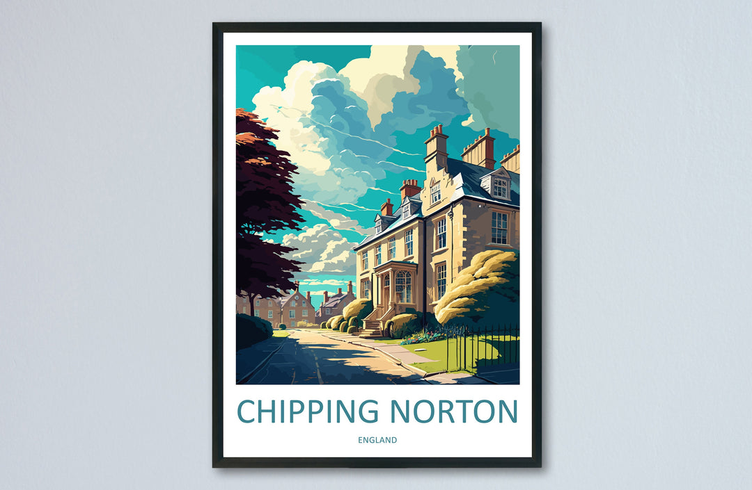 Chipping Norton Travel Print Wall Art Chipping Norton Wall Hanging Home Décor Chipping Norton Gift Art Lovers England Art Lover Gift