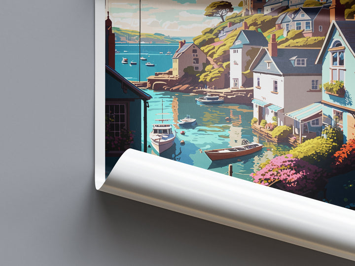 Fowey Travel Print Wall Art Fowey Wall Hanging Home Décor Fowey Gift Art Lovers England Art Lover Gift Fowey Travel Décor Fowey Poster