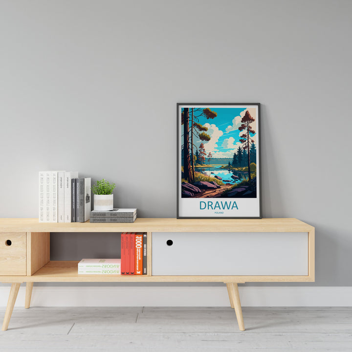 Drawa Travel Print Wall Art Drawa Wall Hanging Home Décor Drawa Gift Art Lovers Poland Art Lover Gift Drawa Travel Wall Art