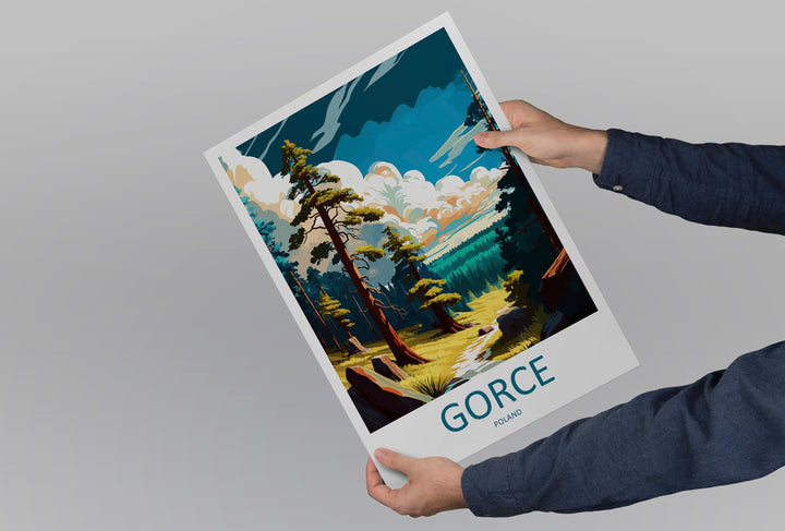 Gorce Travel Print Wall Art Gorce Wall Hanging Home Décor GorceGift Art Lovers Poland Art Lover Gift Gorce Travel Wall Art