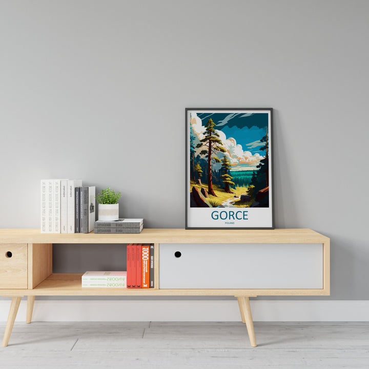 Gorce Travel Print Wall Art Gorce Wall Hanging Home Décor GorceGift Art Lovers Poland Art Lover Gift Gorce Travel Wall Art