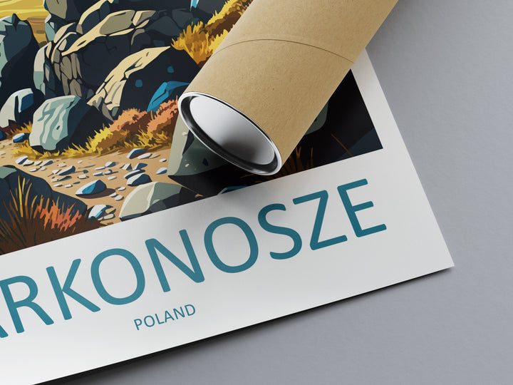 Karkonosze Travel Print Wall Art Karkonosze Wall Hanging Home Décor Karkonosze Gift Art Lovers Poland Art Lover Gift Karkonosze Travel Art