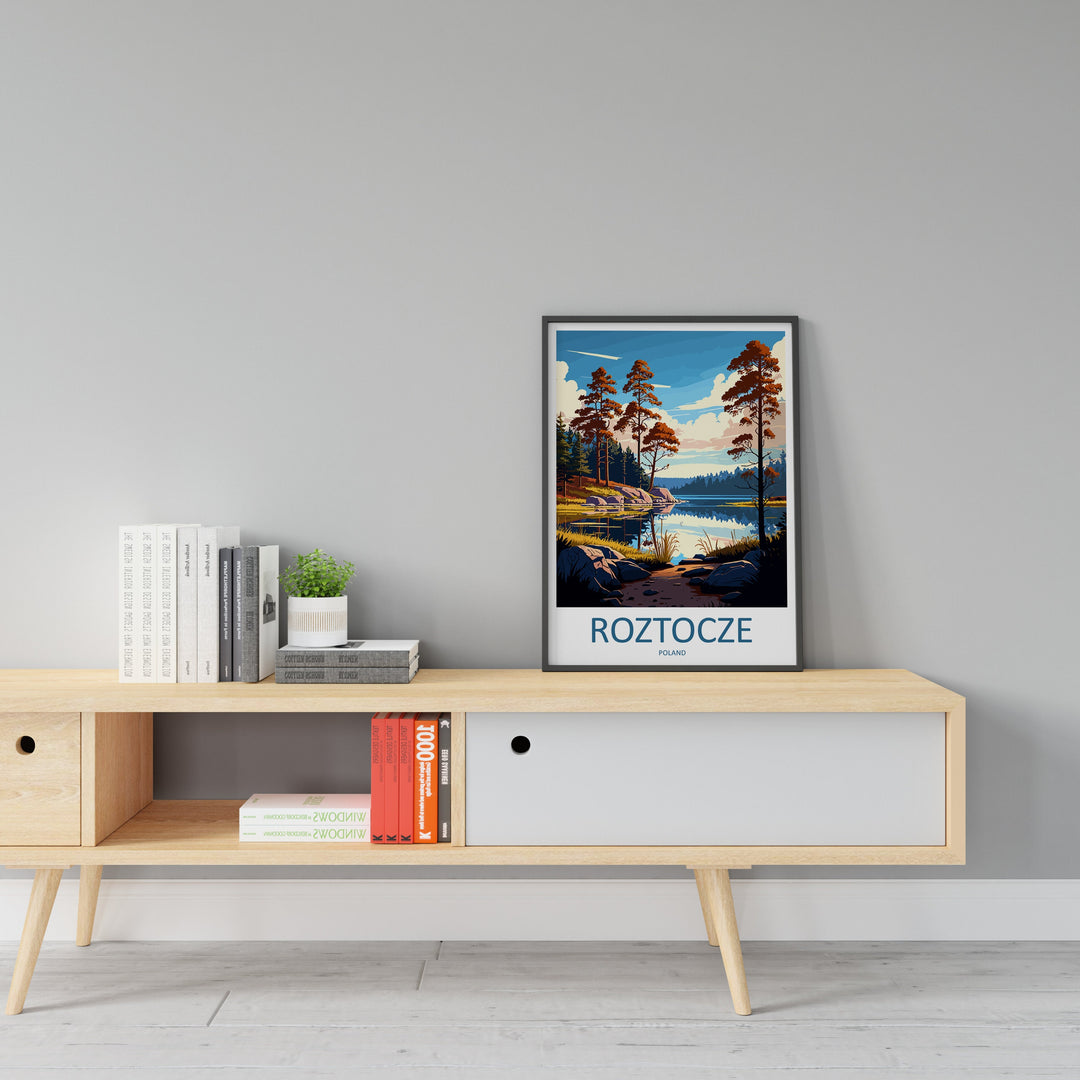 Roztocze Travel Print Wall Art Roztocze Wall Hanging Home Décor Roztocze Gift Art Lovers Poland Art Lover Gift Roztocze Travel Wall Art