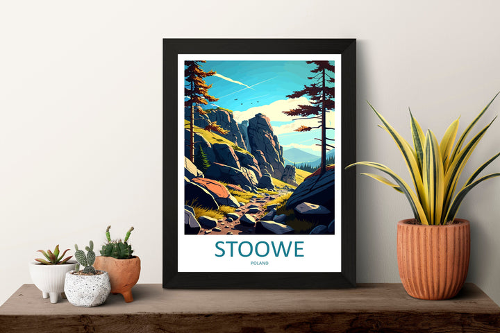 Stoowe Travel Print Wall Art Stoowe Wall Hanging Home Décor Stoowe Gift Art Lovers Poland Art Lover Gift Stoowe Travel Wall Art
