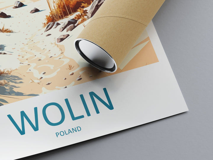 Wolin Travel Print Wall Art Wolin Wall Hanging Home Décor Wolin Gift Art Lovers Poland Art Lover Gift Wolin Travel Wall Art