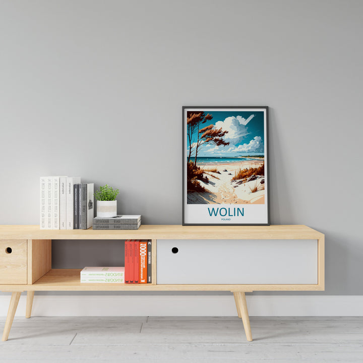 Wolin Travel Print Wall Art Wolin Wall Hanging Home Décor Wolin Gift Art Lovers Poland Art Lover Gift Wolin Travel Wall Art