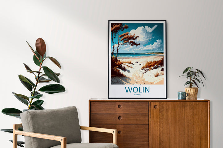 Wolin Travel Print Wall Art Wolin Wall Hanging Home Décor Wolin Gift Art Lovers Poland Art Lover Gift Wolin Travel Wall Art