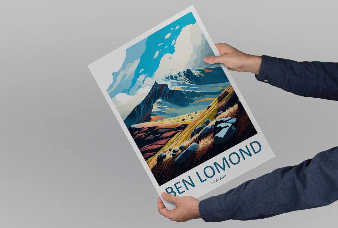 Ben Lomond Travel Print Wall Art Ben Lomond Wall Hanging Home Décor Ben Lomond Gift Art Lovers Scotland Art Lover Gift Ben Lomond Artwork