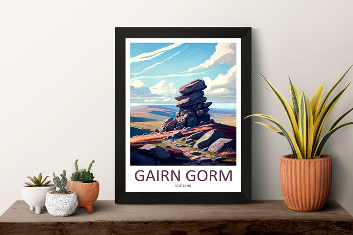 Cairn Gorm Travel Print Wall Art Cairn Gorm Wall Hanging Home Décor Cairn Gorm Gift Art Lovers Scotland Art Lover Gift Cairn Gorm Artwork