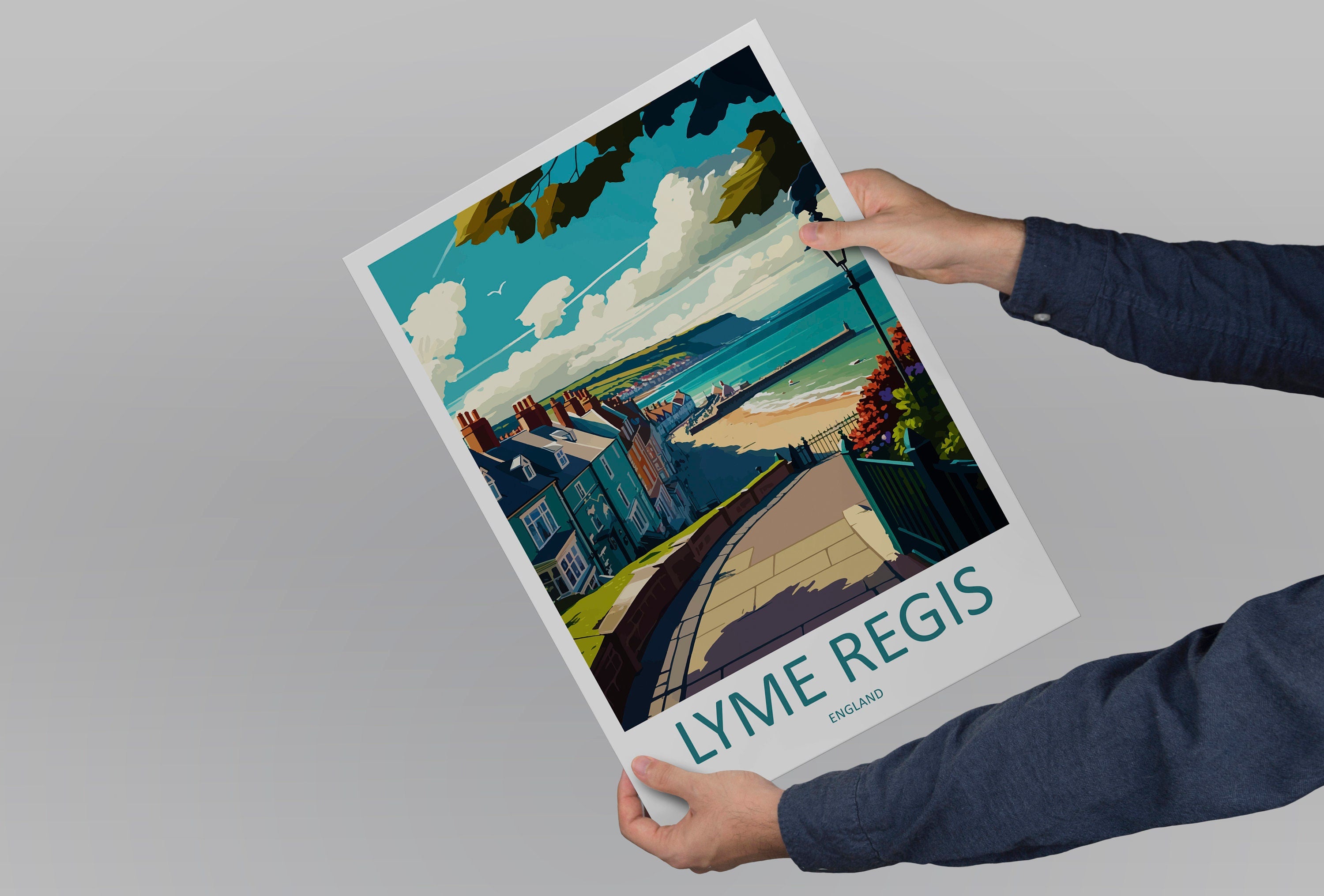 Lyme Regis Travel Print