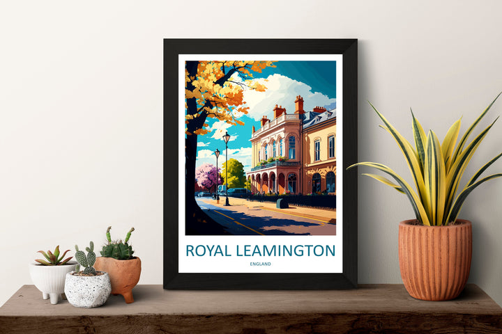 Royal Leamington Travel Print Wall Art Royal Leamington Wall Hanging Home Décor Royal Leamington Gift Art Lovers England Art Lover Gift