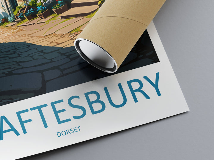 Shaftesbury Travel Print Wall Art Shaftesbury Wall Hanging Home Décor Shaftesbury Gift Art Lovers England Art Lover Gift Shaftesbury Artwork