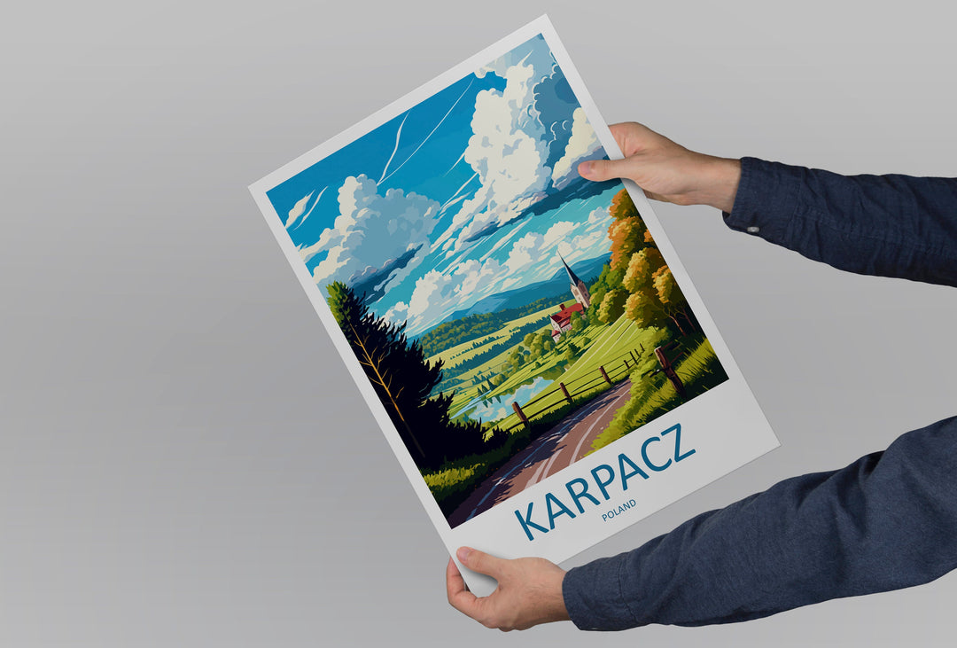 Karpacz Travel Print Wall Art Karpacz Wall Hanging Home Décor Karpacz Gift Art Lovers Poland Art Lover Gift Karpacz Travel Wall Art