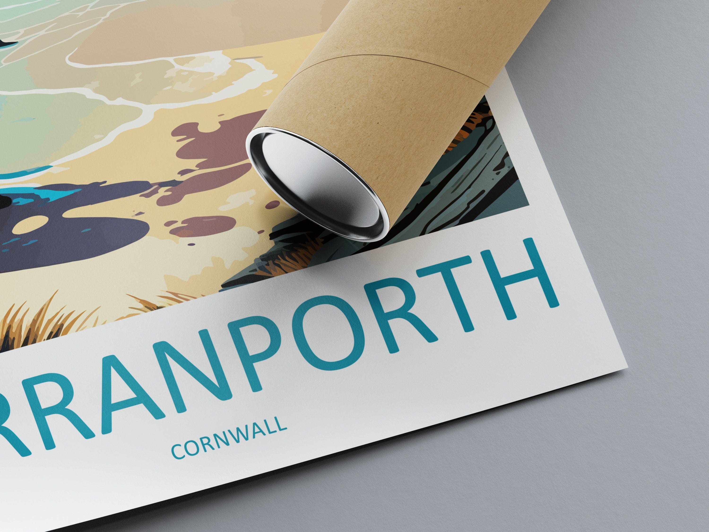 Perranporth Travel Print