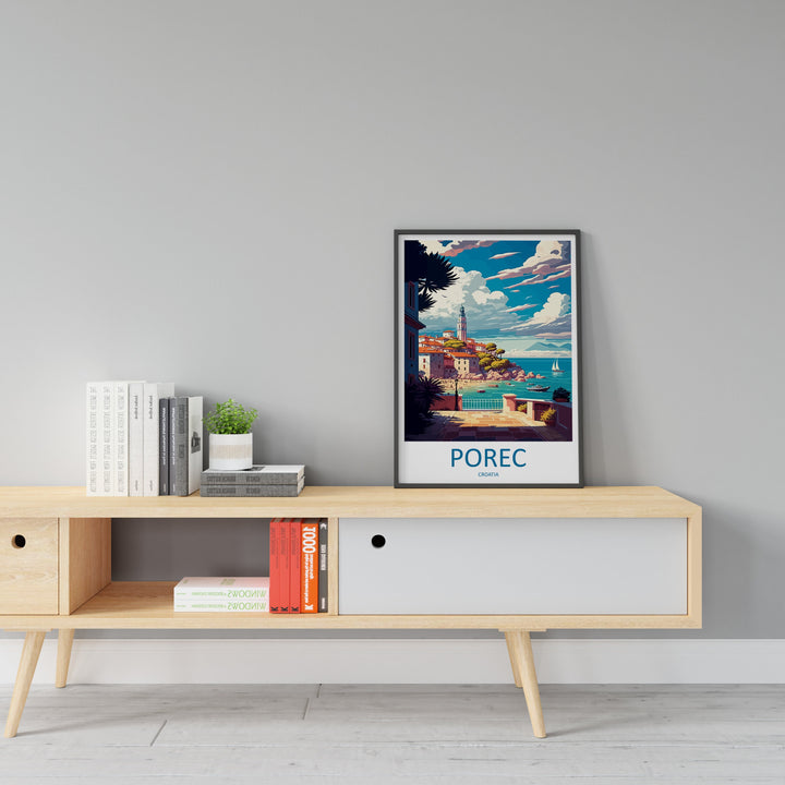 Porec Travel Print Wall Art Porec Wall Hanging Home Décor Porec Gift Art Lovers Croatia Art Lover Gift Porec Travel Poster Wall Art