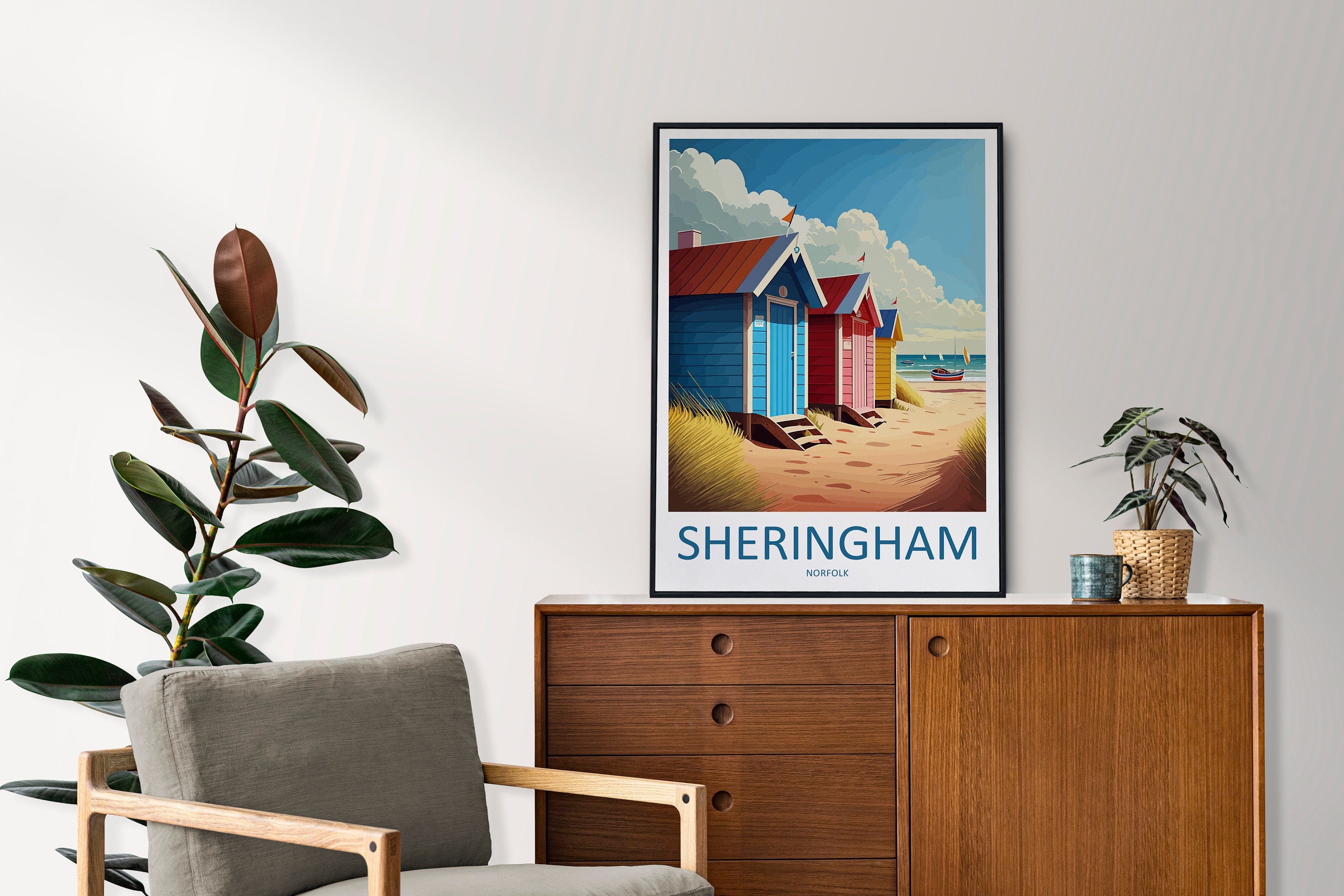 Sheringham Travel Print