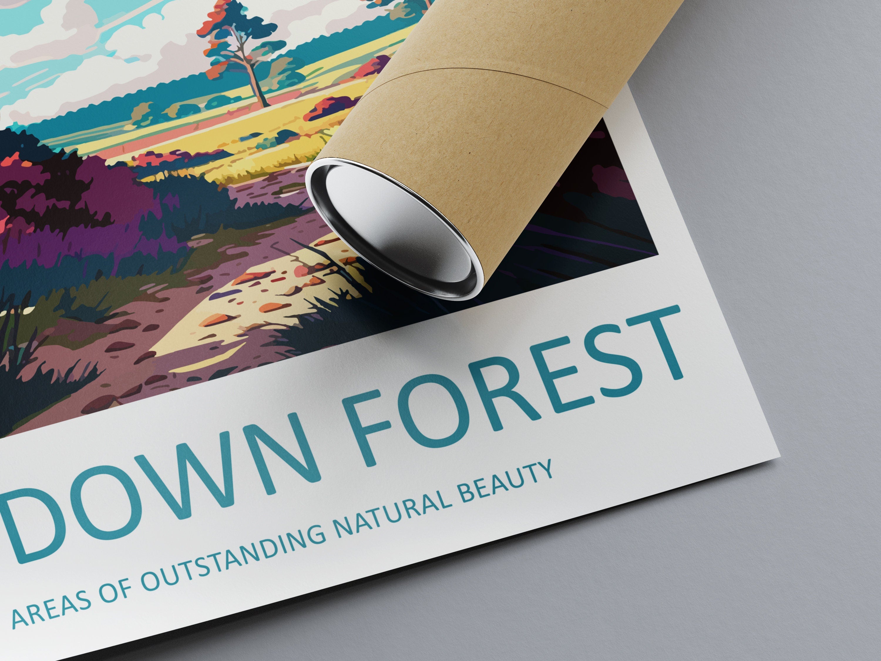 Ashdown Forest Travel Print