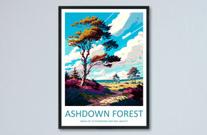 Ashdown Forest Travel Print