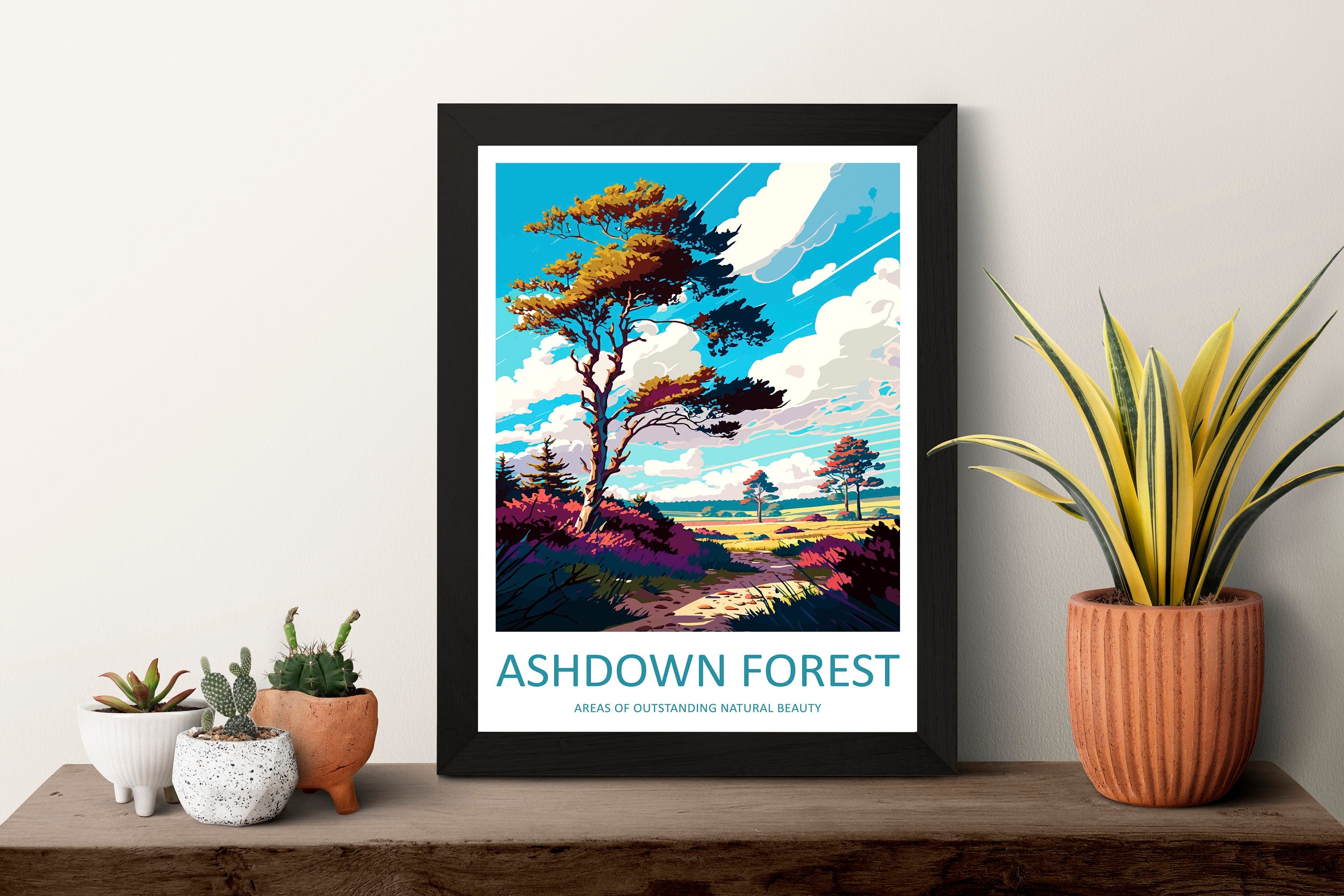 Ashdown Forest Travel Print