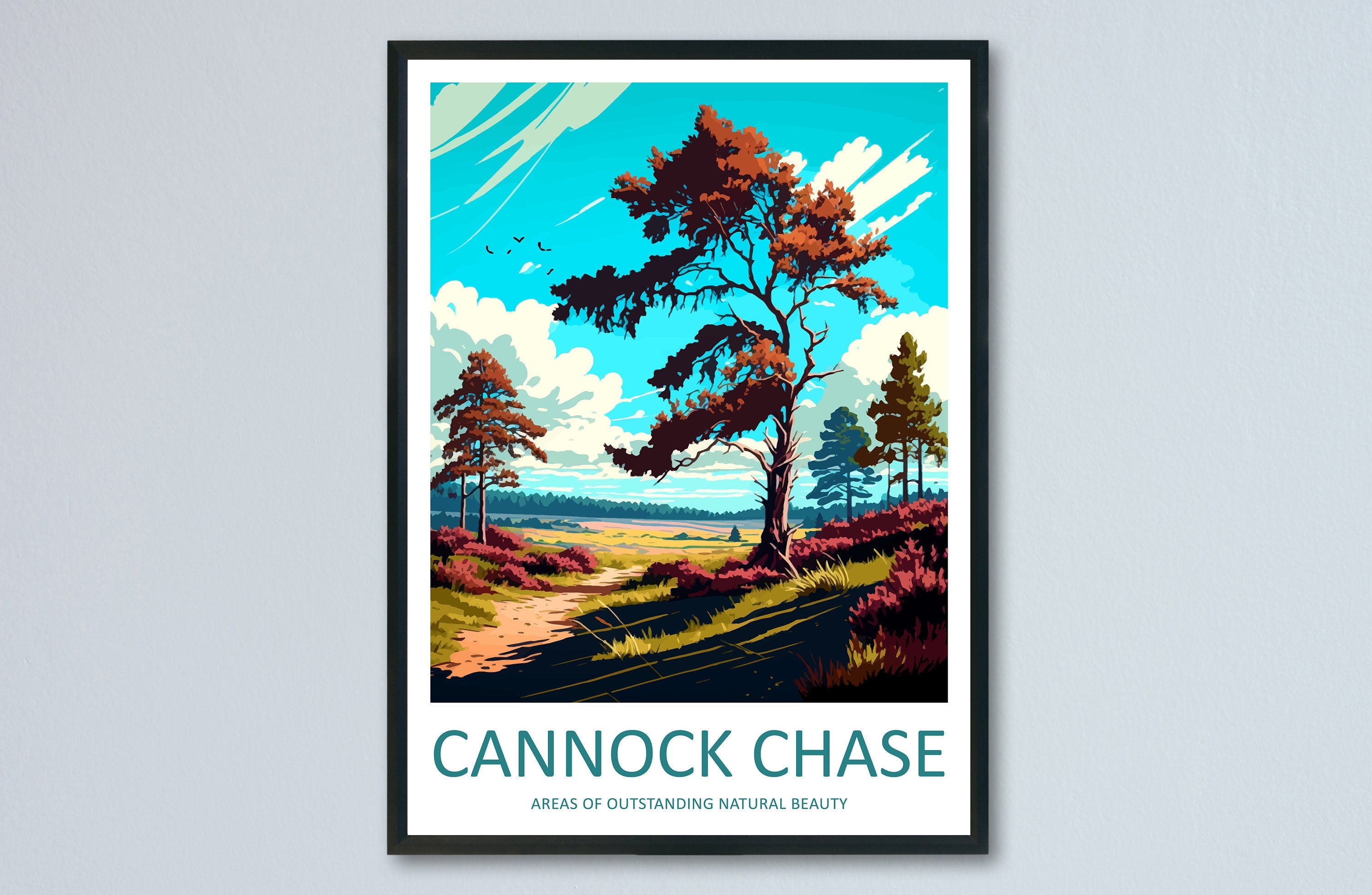 Cannock Chase Travel Print