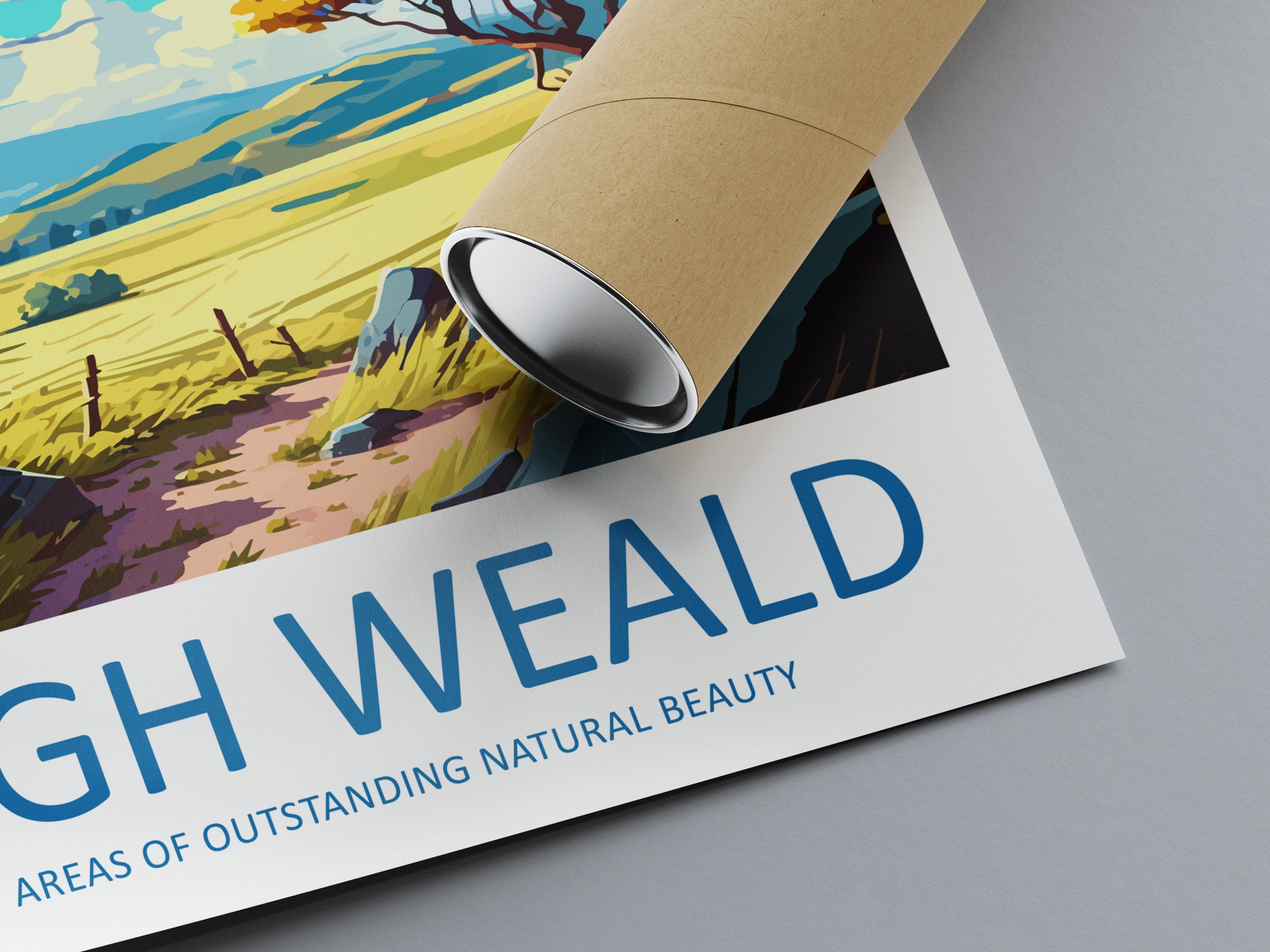 High Weald Travel Print