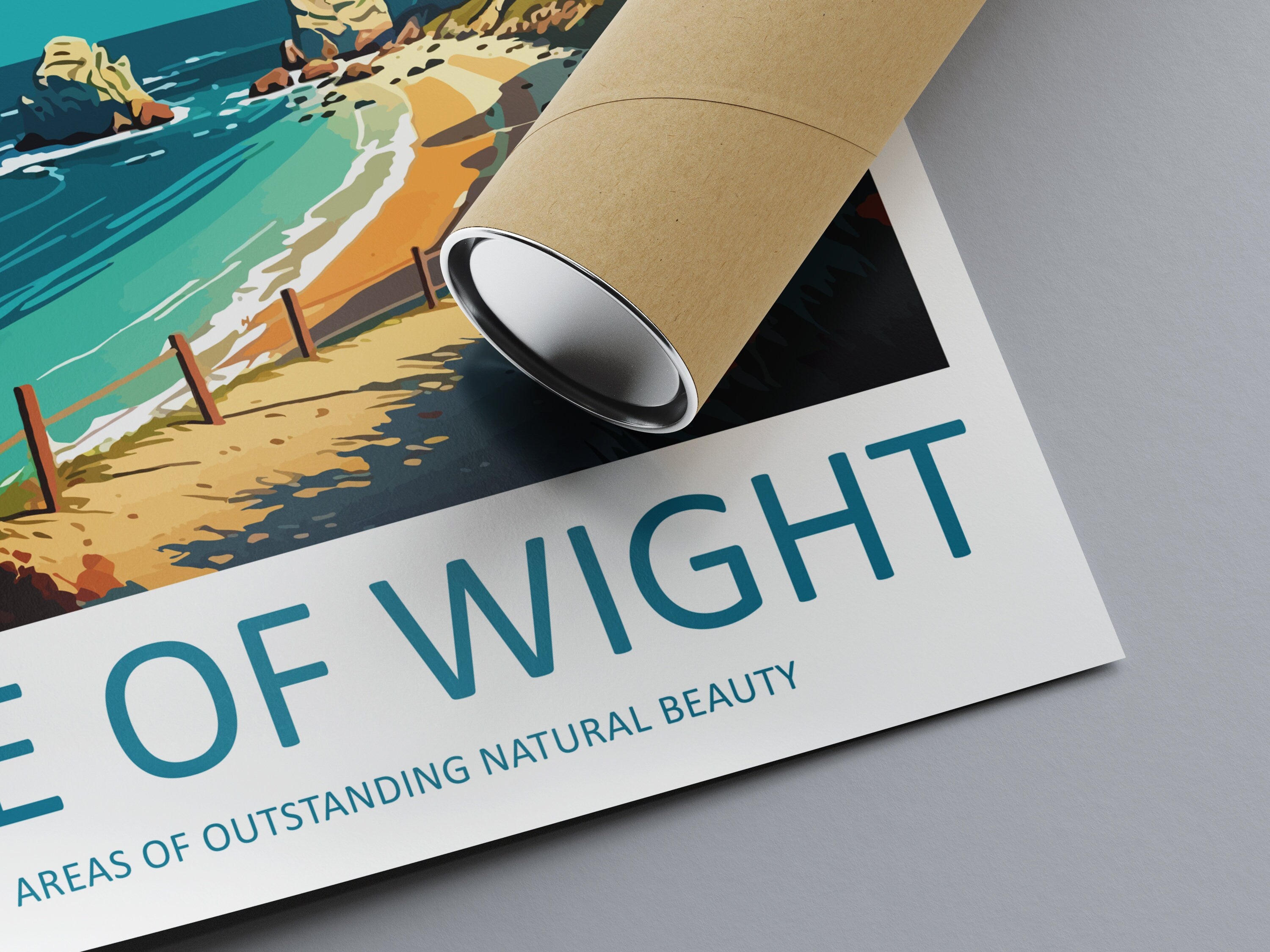 Isle Of Wight Travel Print