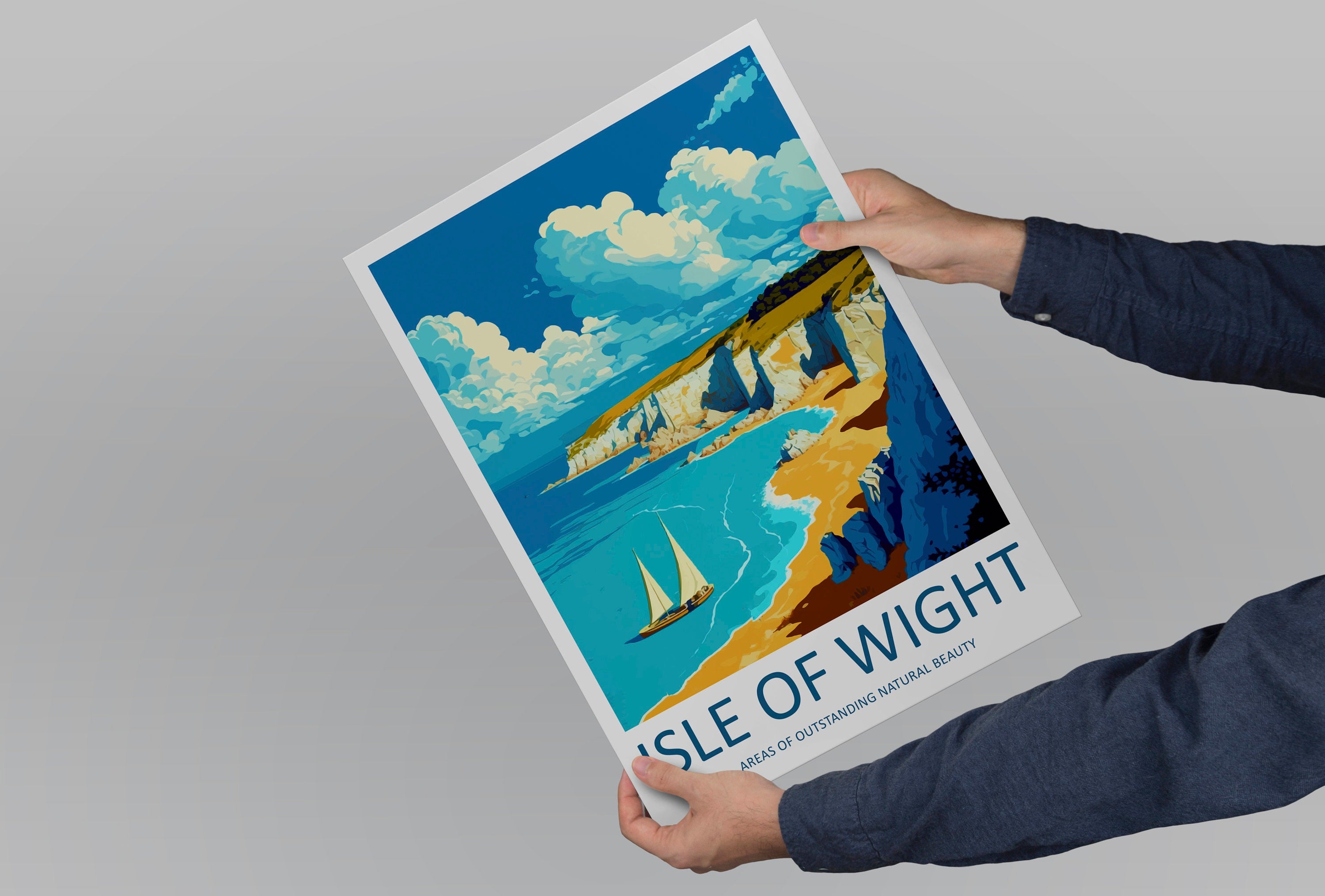 Isle Of Wight Travel Print