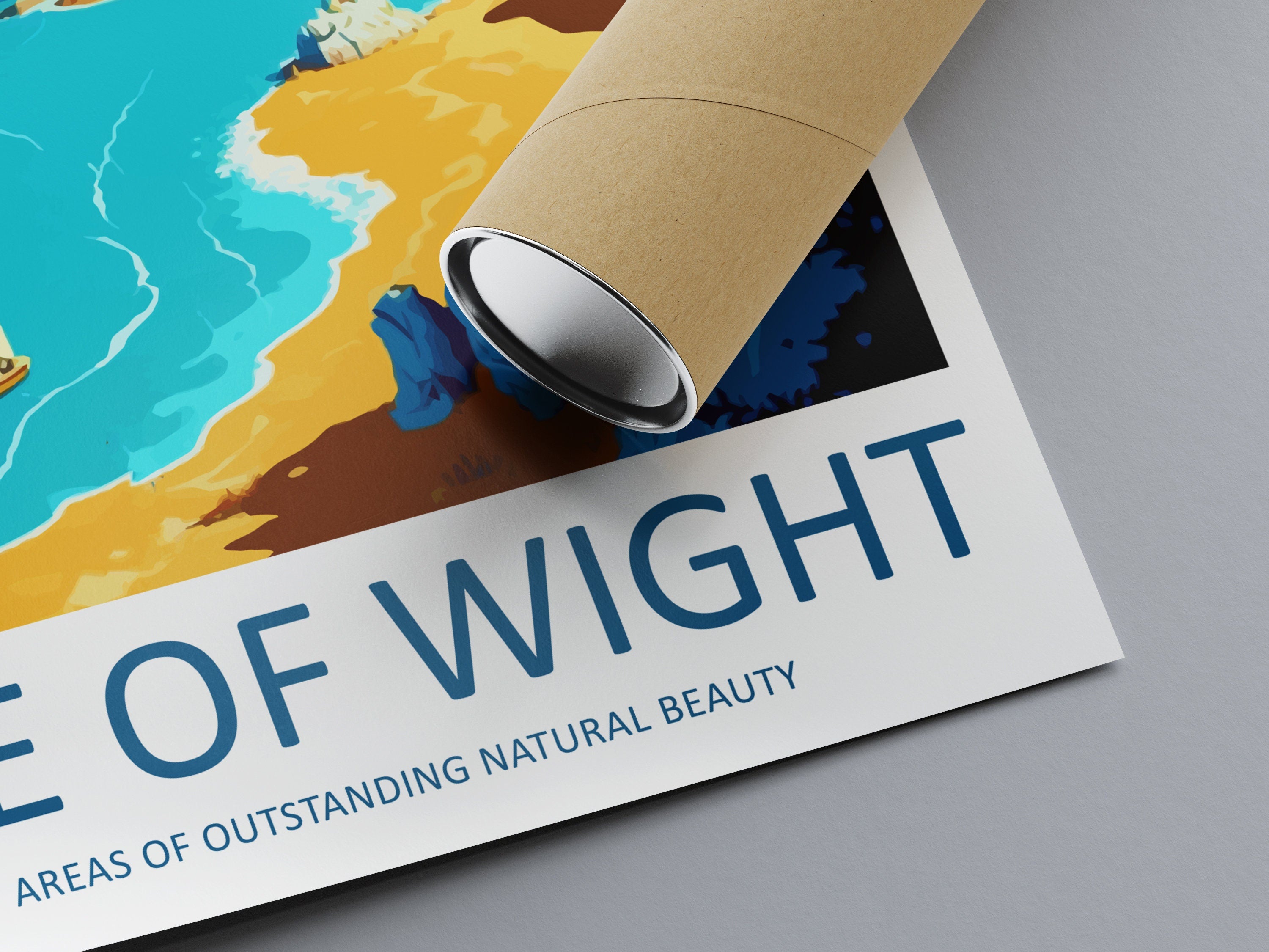 Isle Of Wight Travel Print