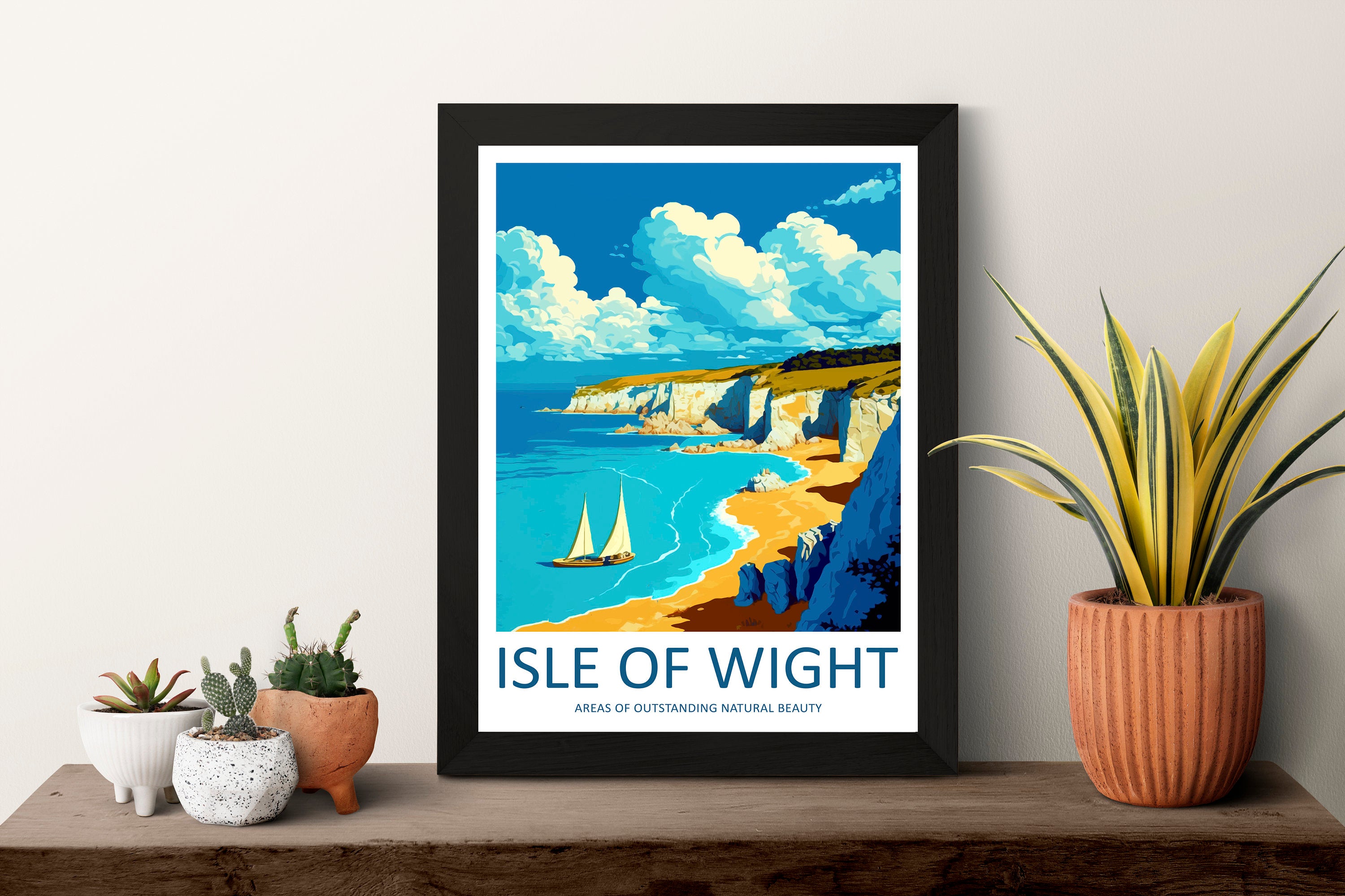 Isle Of Wight Travel Print