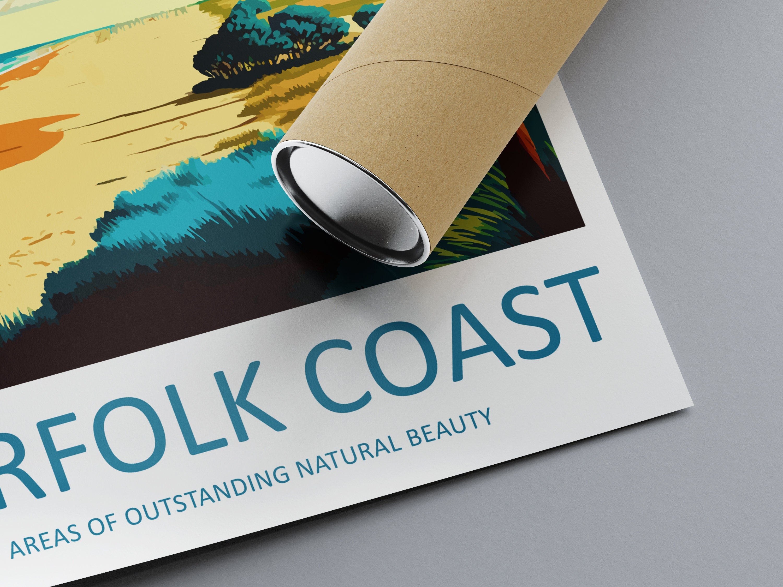 Norfolk Coast Travel Print