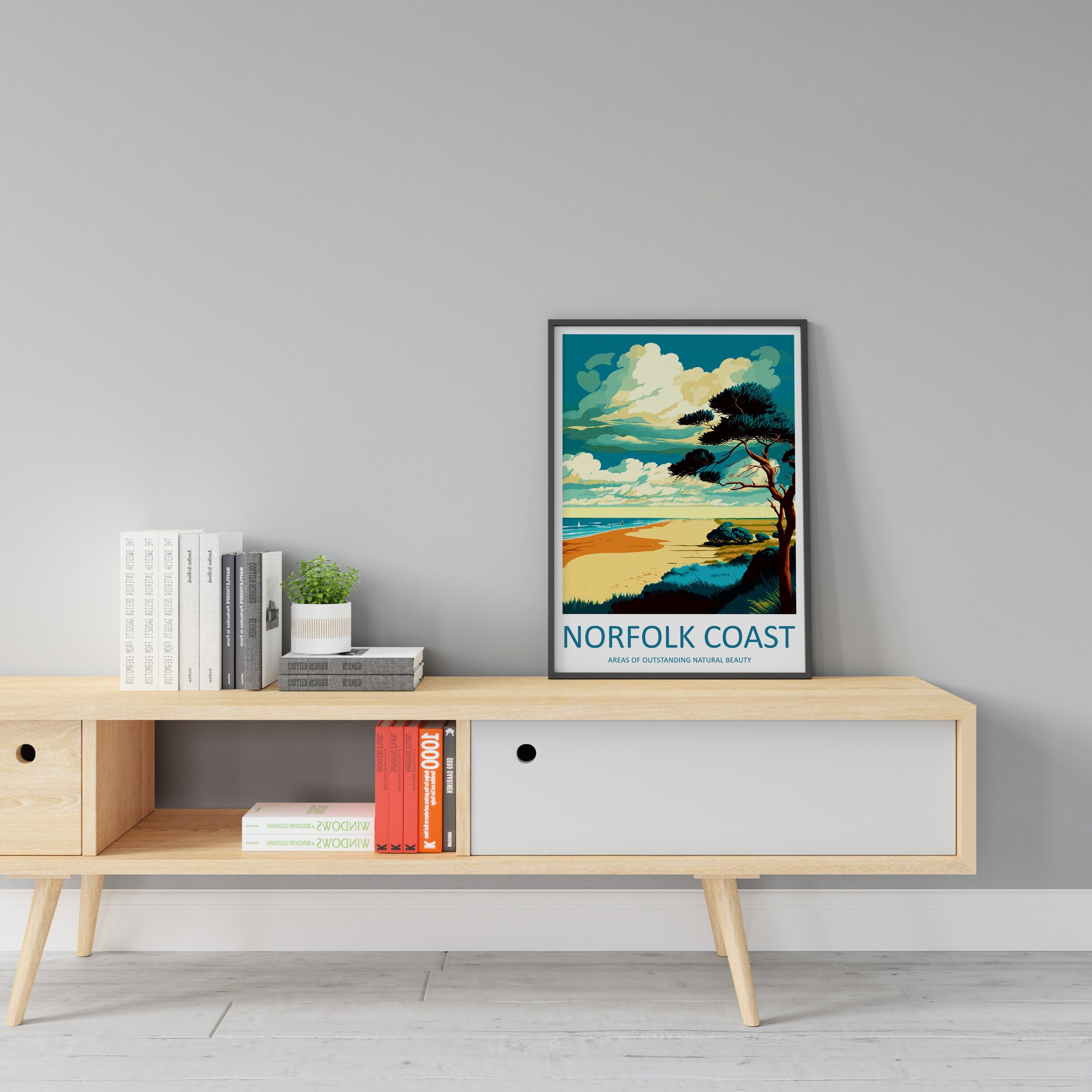 Norfolk Coast Travel Print