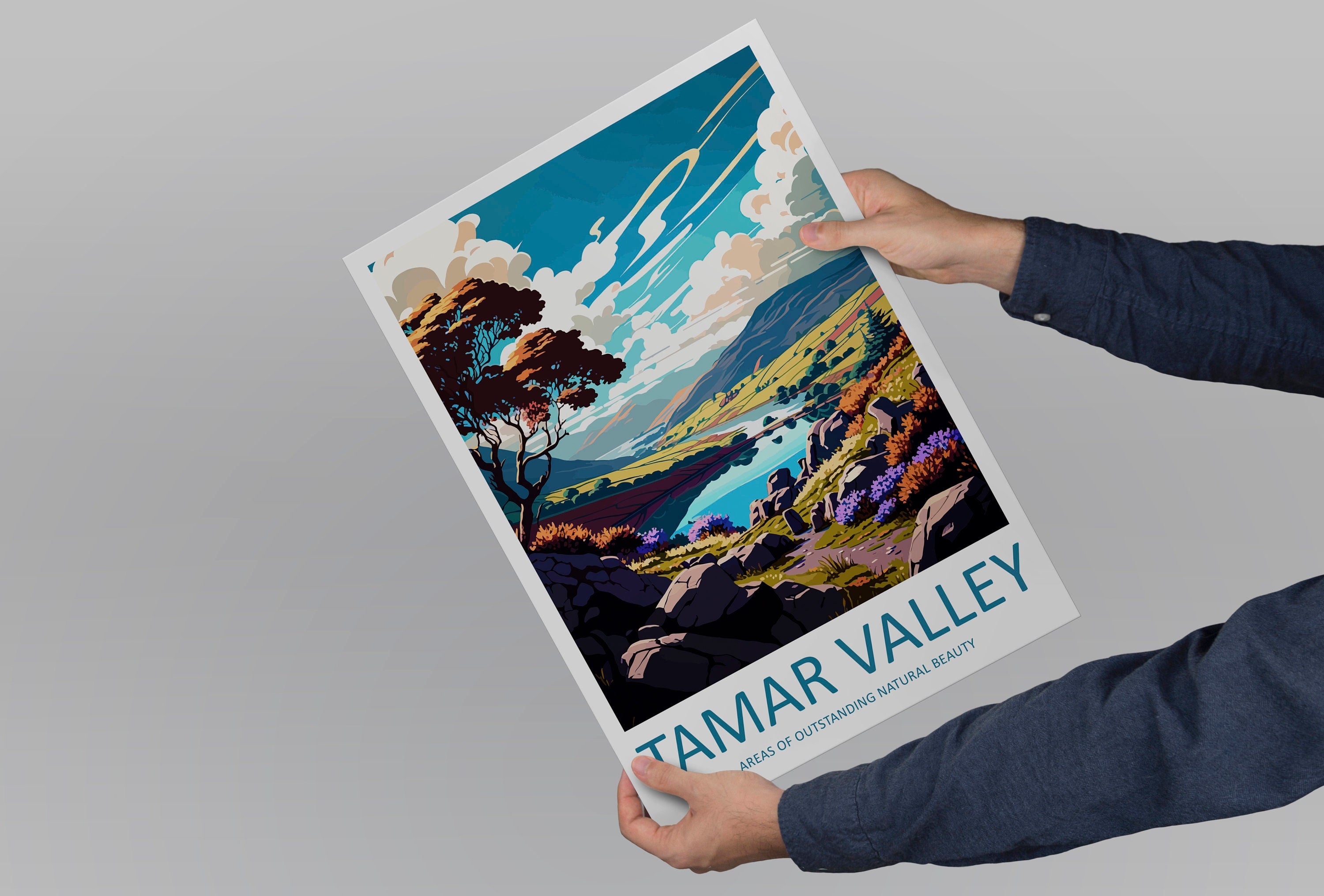 Tamar Valley Travel Print