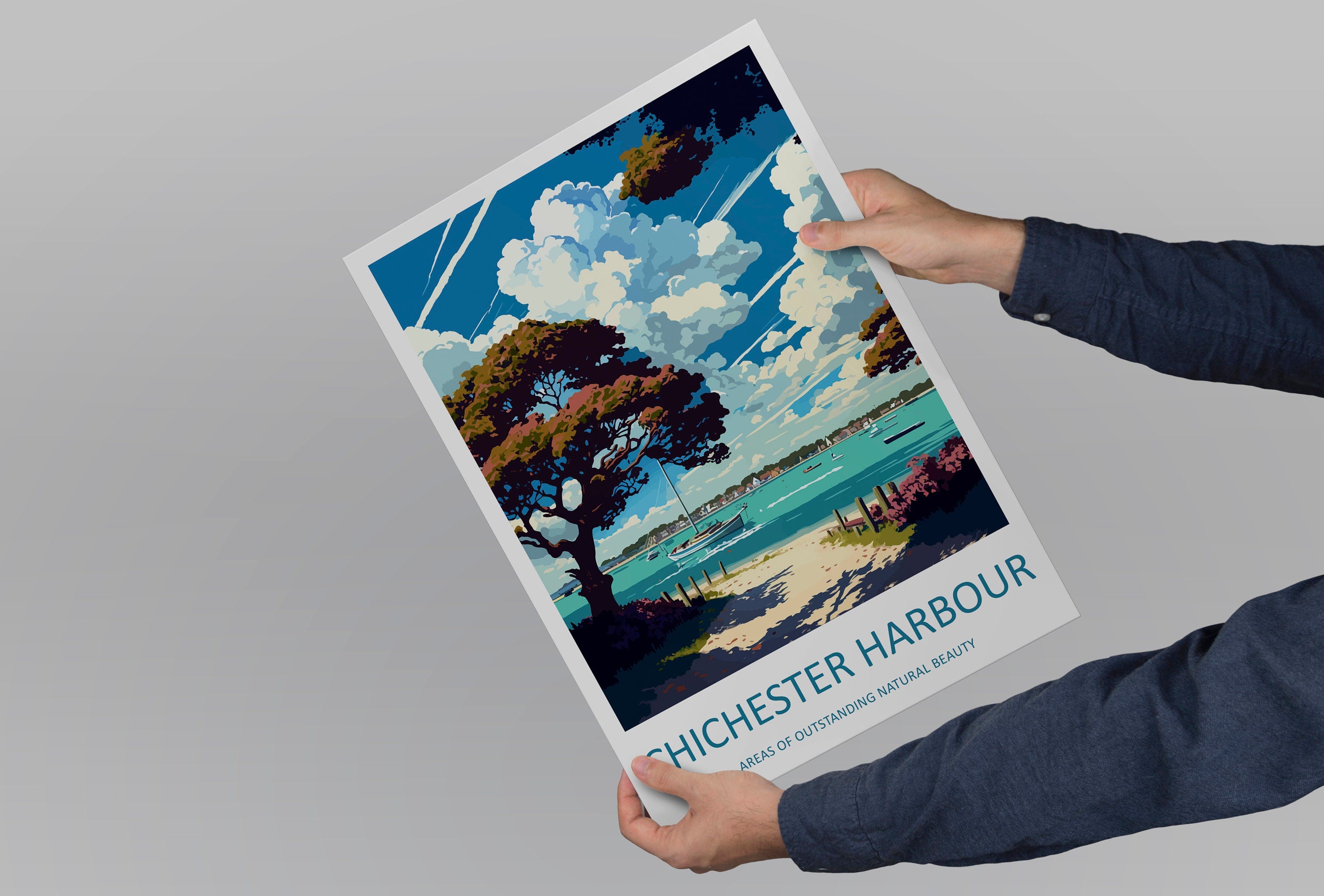 Chichester Harbour Travel Print