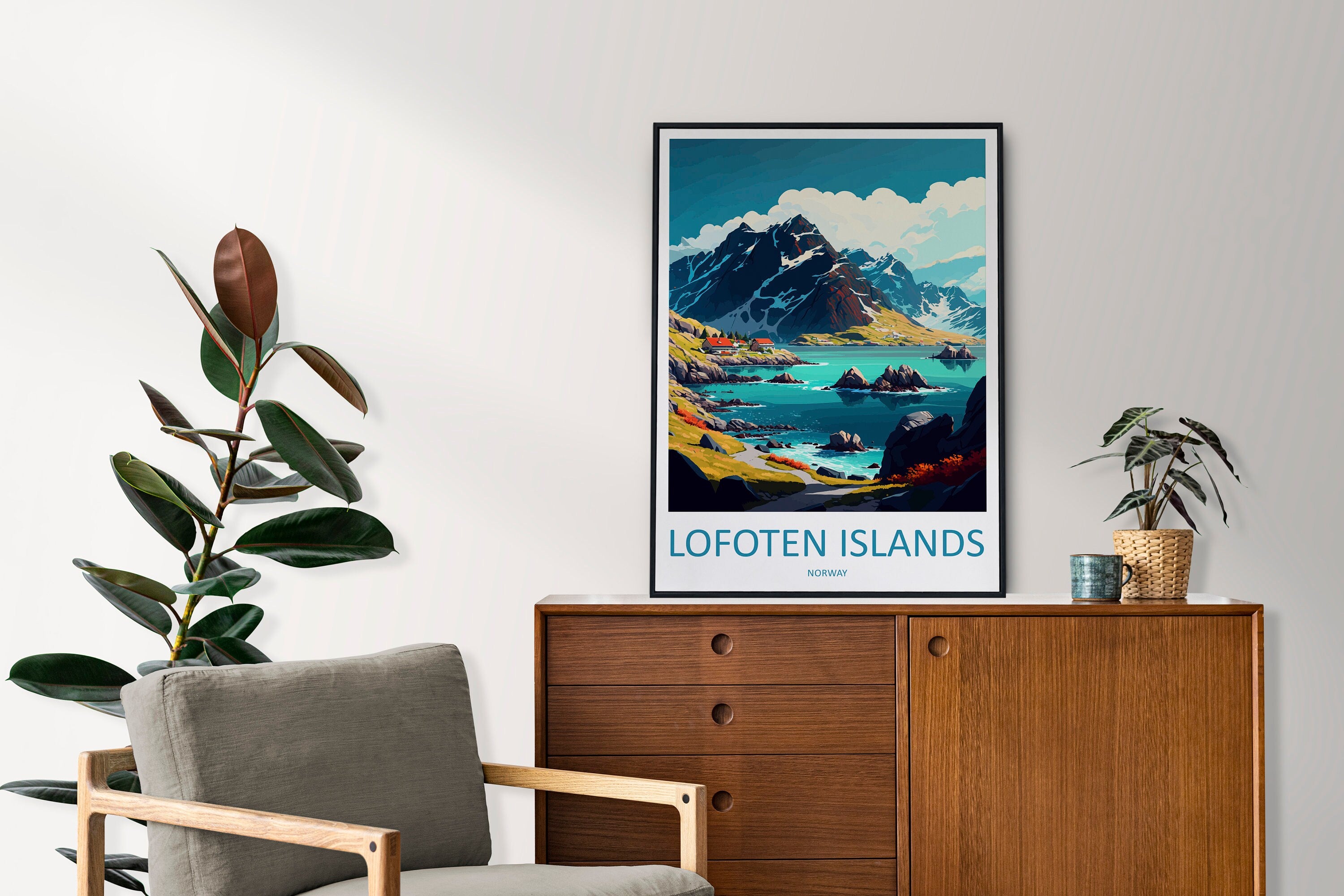 Lofoten Islands Travel Print