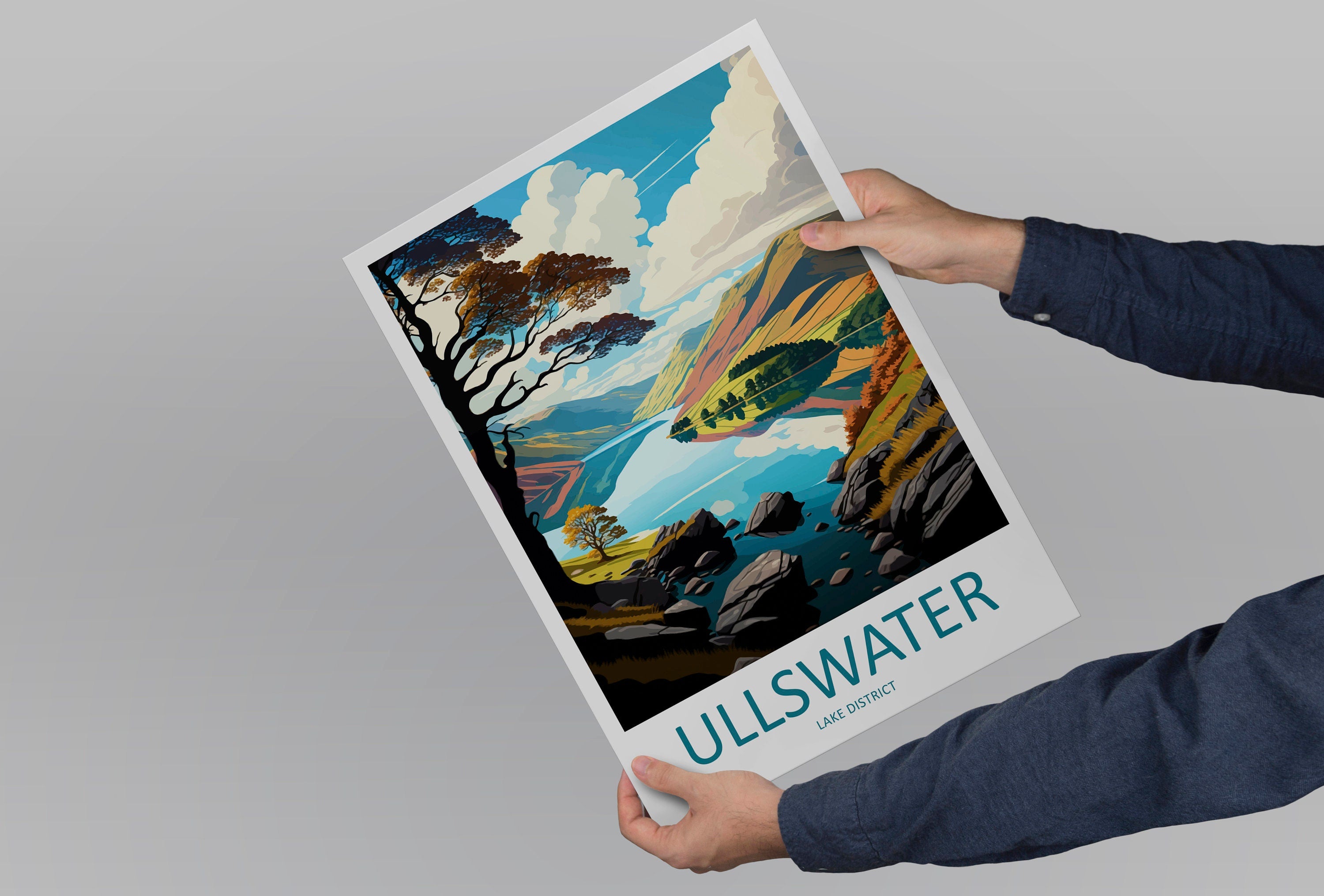 Ullswater Travel Print