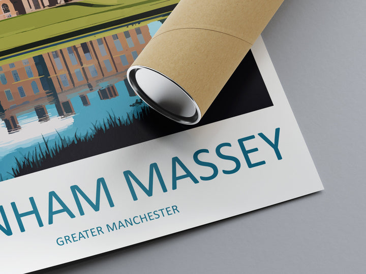 Dunham Massey Travel Print Wall Art Dunham Massey Wall Hanging Home Decor Dunham Massey Gift Art Lovers Wall Art Print Art Dunham Massey Art