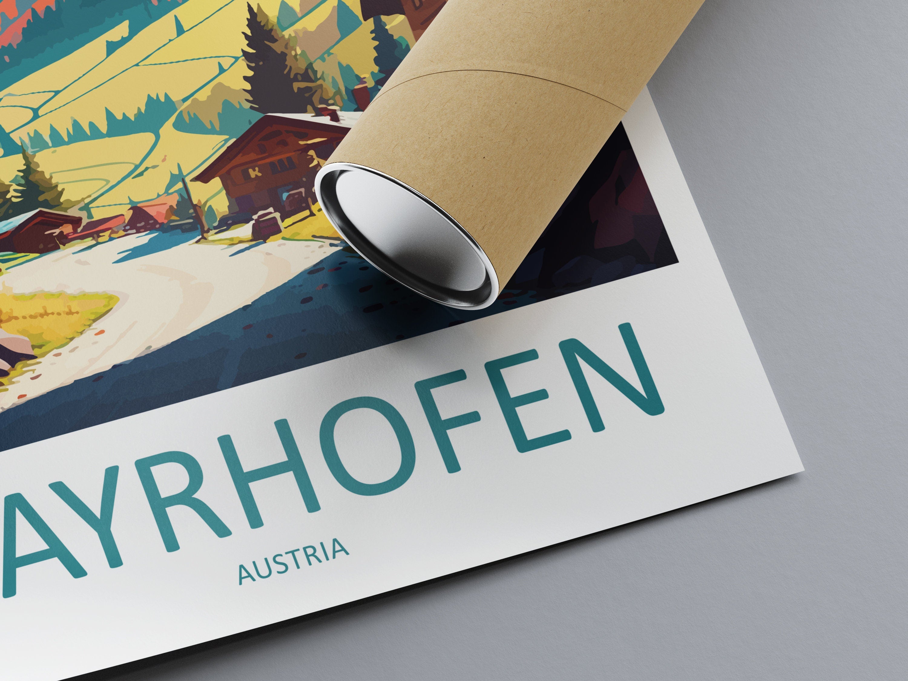 Mayrhofen Travel Print