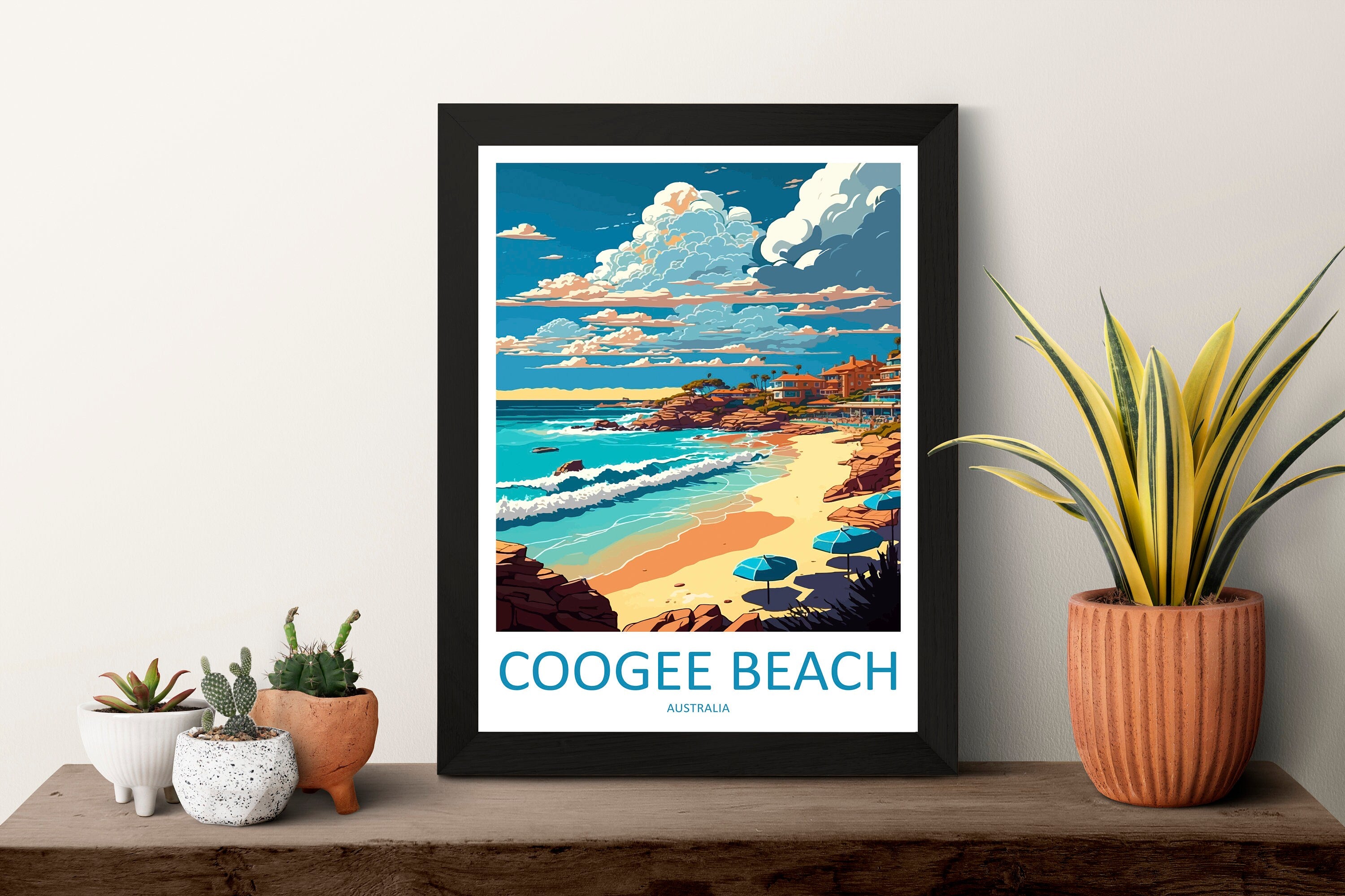 Coogee Beach Travel Print