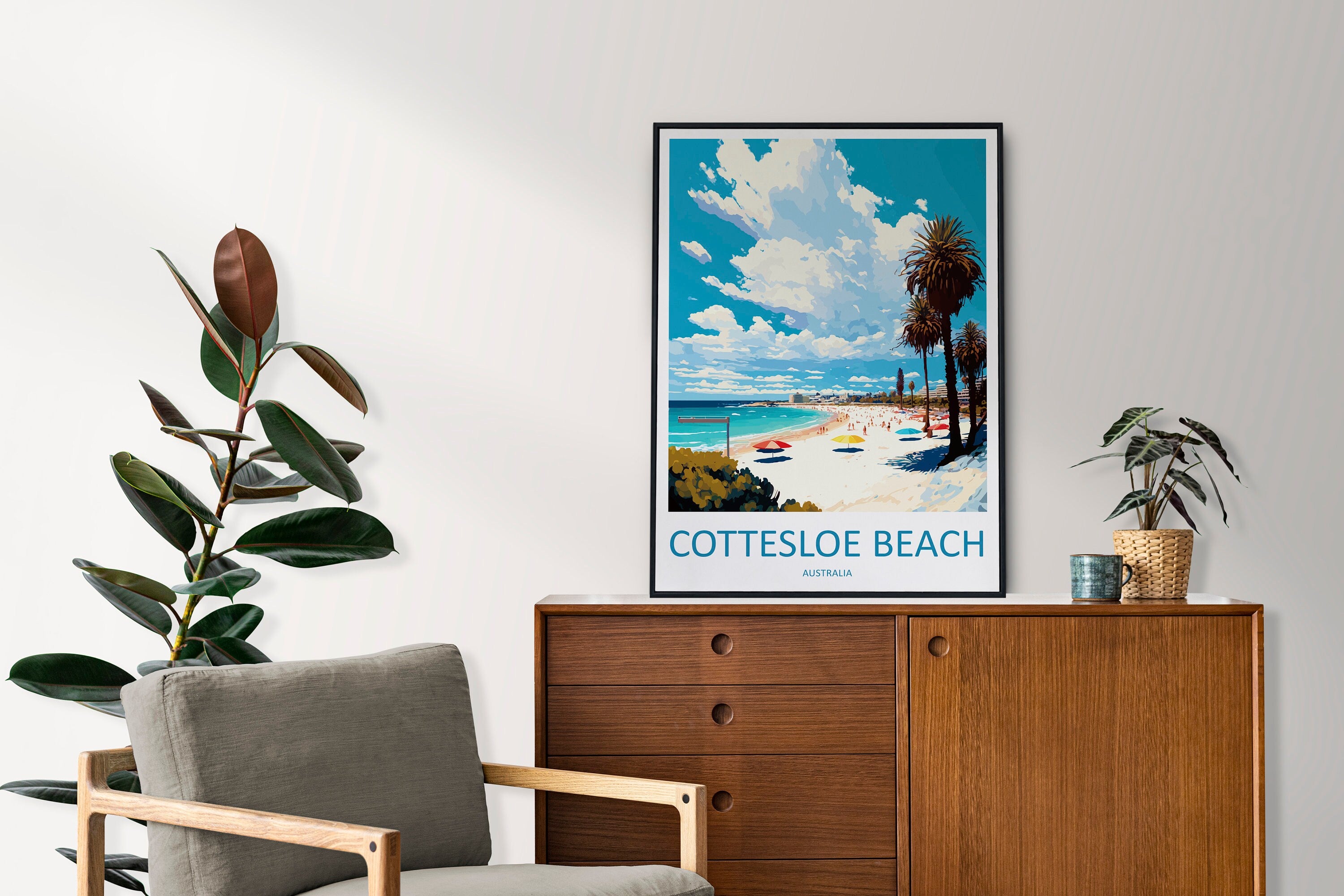 Cottesloe Beach Travel Print