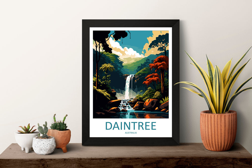 Daintree Travel Print Wall Art Daintree Wall Hanging Home Décor Daintree Gift Art Lovers Wall Art Australia Travel Print Daintree