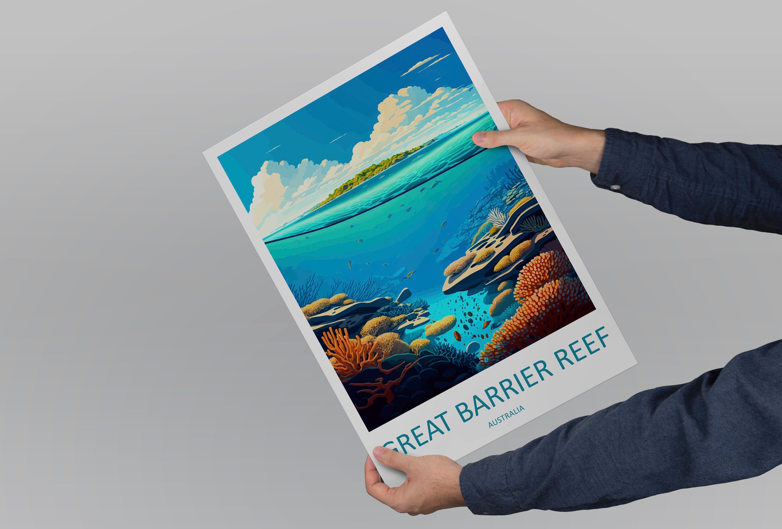 Great Barrier Reef Travel Print