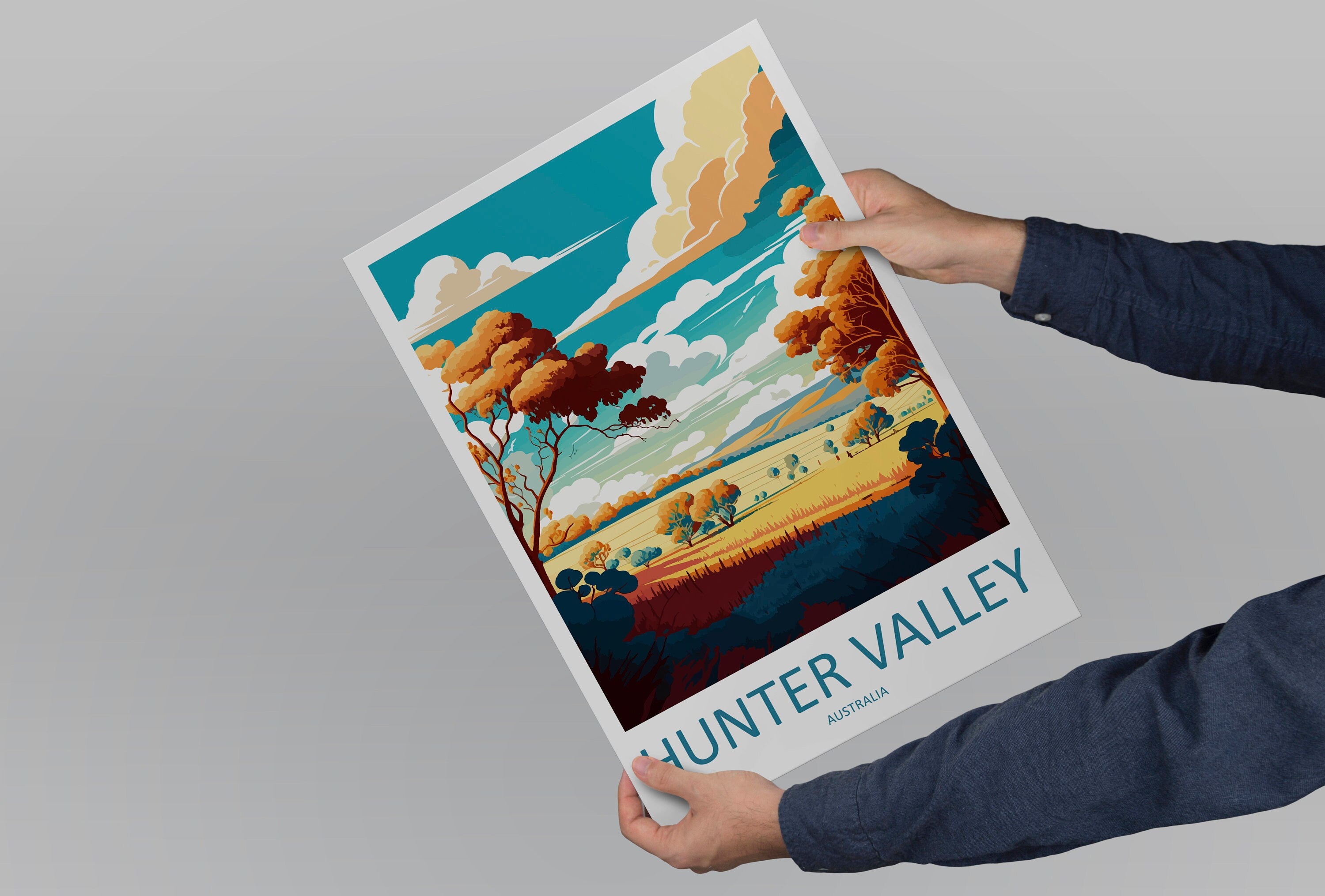 Hunter Valley Travel Print