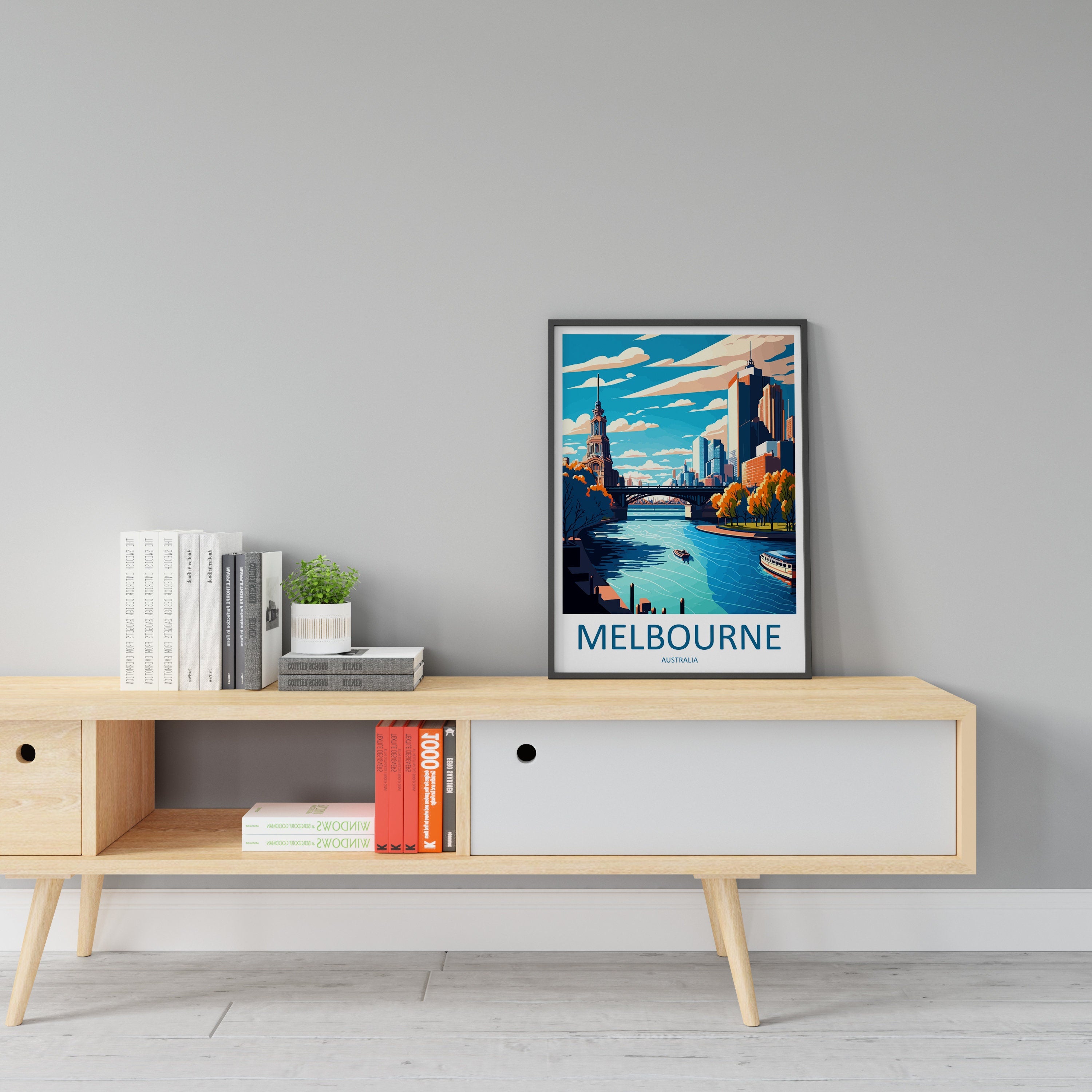 Melbourne Travel Print